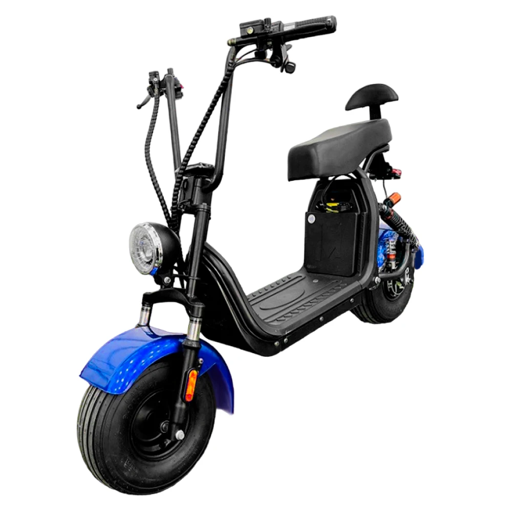 ЭЛЕКТРОСКУТЕР CITYCOCO GT X5 1200W 15AH 48V Синий