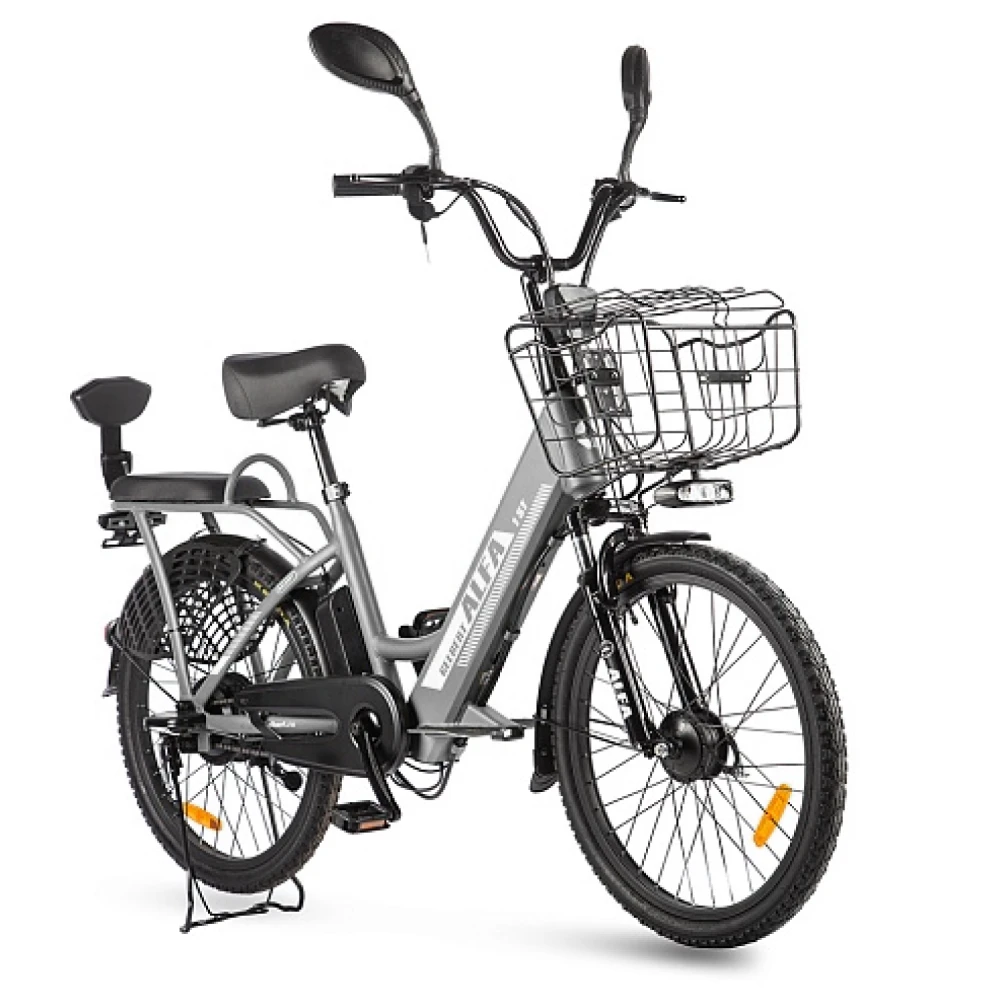 Электровелосипед Green City Gelbert ALFA 1 ST / Eltreco Alfa New Серый