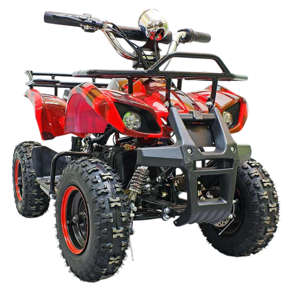 Электроквадроцикл GreenCamel Гоби K31 (36V 800W R6 Цепной привод) Армейский-красный