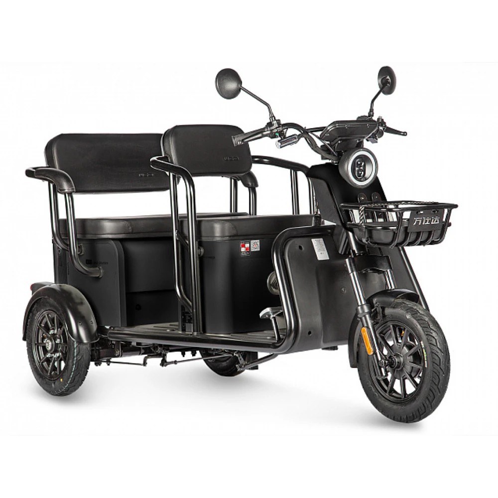 Электротрицикл Wanshida LC300 60V 1000Вт Черный