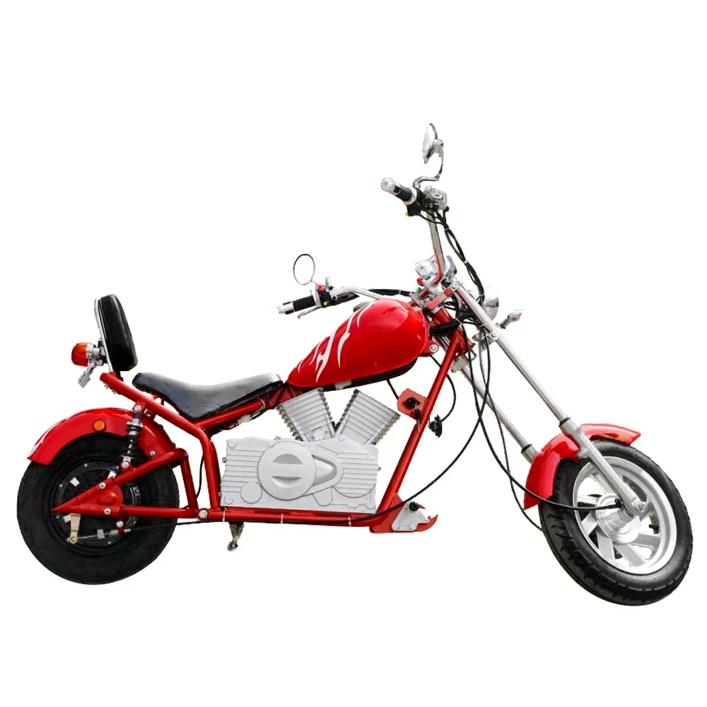 Электромотоцикл GreenCamel Chopper C100, общий вид